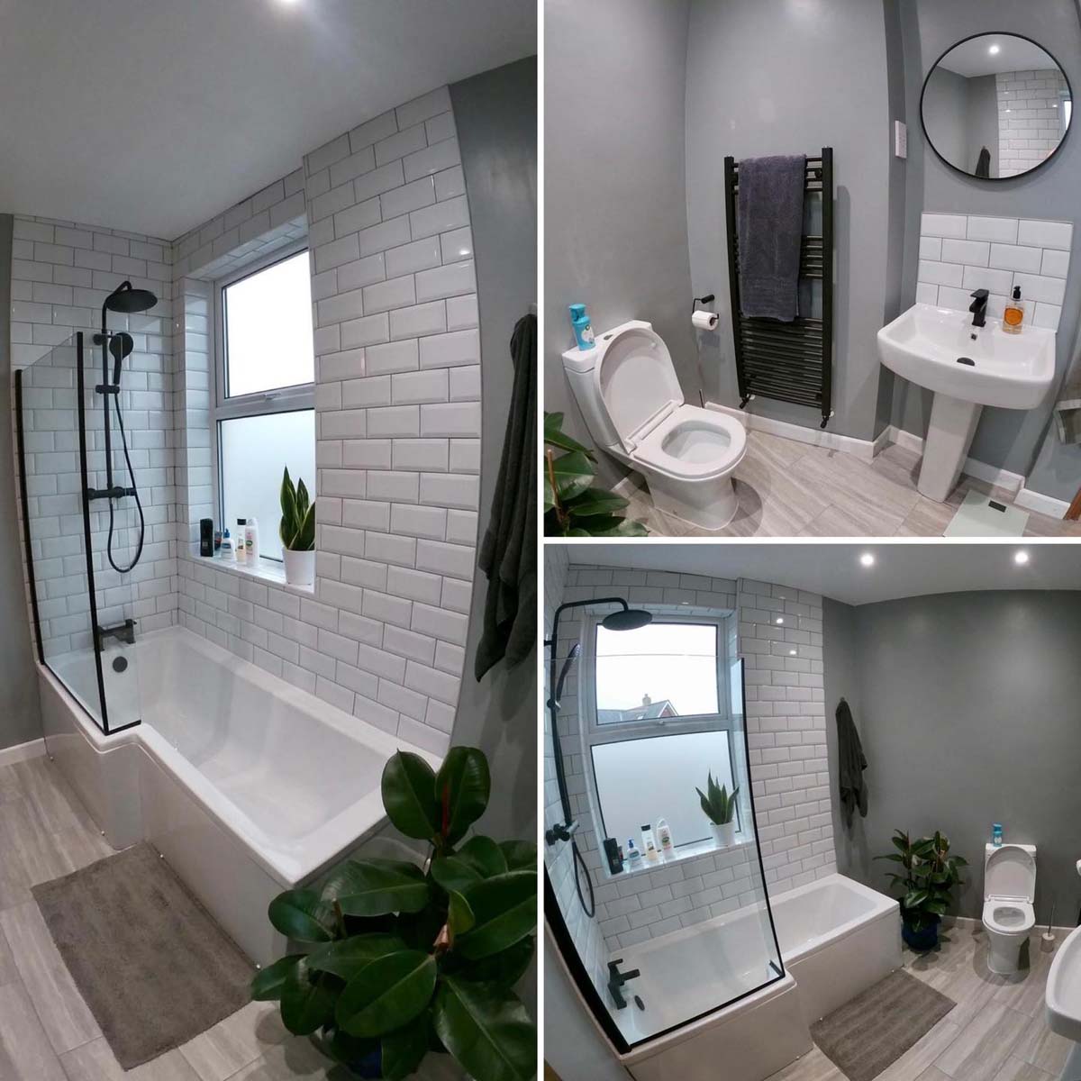 A modern bathroom with new toilet