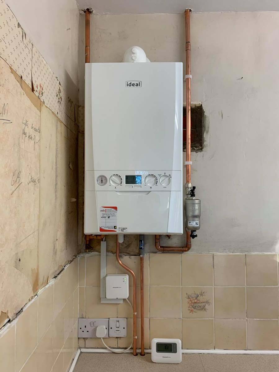 An Ideal Boiler fitted